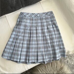 Aritzia❣️Sunday best Olive plaid pleated skirt
